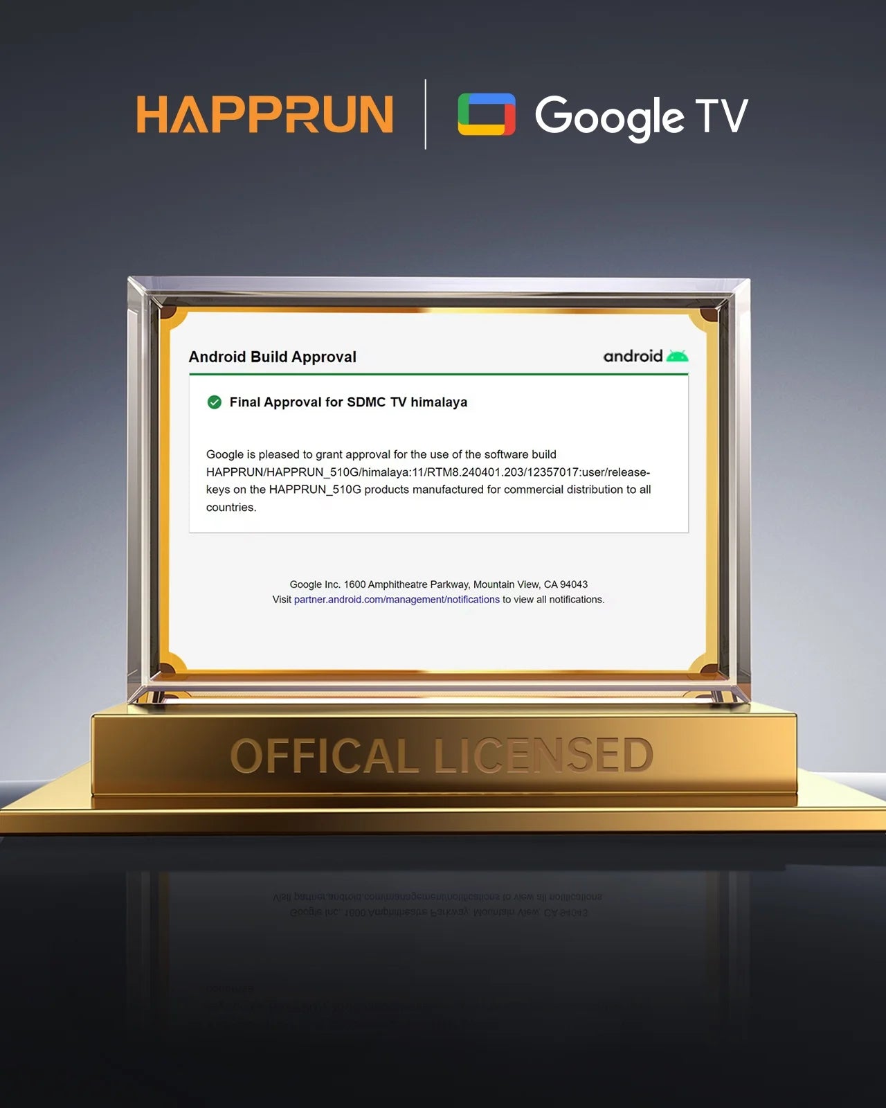 4K Google TV Projector,Google Officially Licensed,Dolby Audio,Electric Focus & Auto Vertical Keystone